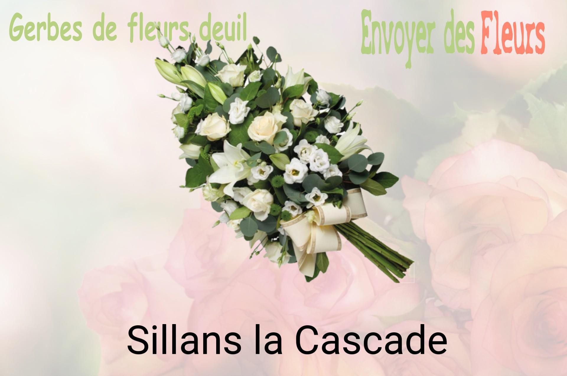 Gerbe de fleurs de deuil livrée à Sillans-la-Cascade